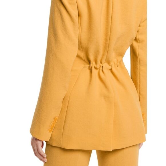 Express Twill One Button Cinched Boyfriend Blazer - Picture 4 of 4